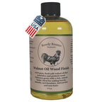 Refined Walnut Oil for Wooden Kitchen Items and More - Premium Wood Finish, Conditioner & Sealer, Food Safe, Long-Lasting, Protects and Seals, Light Color, USA Made (9 fl.oz)