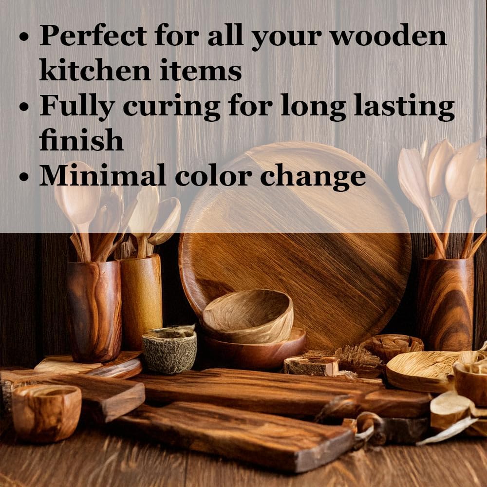 Rowdy Rooster Woodworks 2-Step Cutting Board Care System Refined Walnut Oil & Beeswax Wood Conditioner Kit with Applicator Set, 2 x 8 oz, for Butcher Blocks & Wood Kitchenware, USA Made