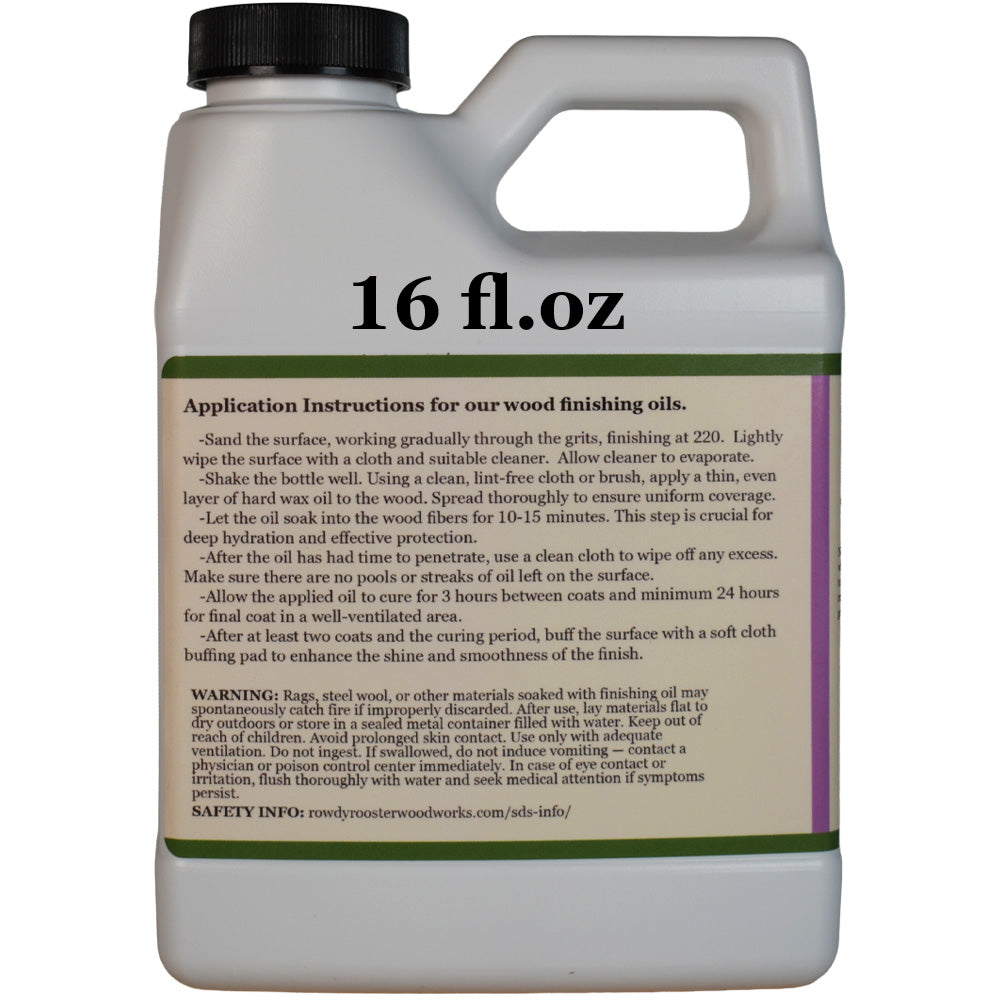 Food Contact Safe Wood Finishing Oil – Tung Oil, Walnut Oil & Beeswax Conditioner for Cutting Boards, Butcher Blocks & Wood Furniture